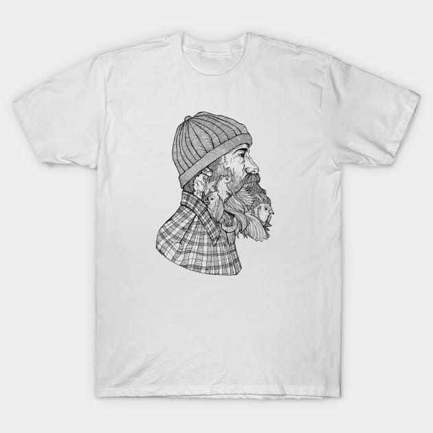 THE BEARDED MAN T-Shirt by thiagobianchini